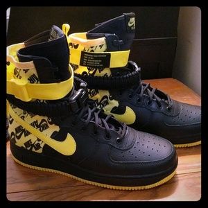 Nike Air Force 1 SF AF1 Special Field Shoes Black